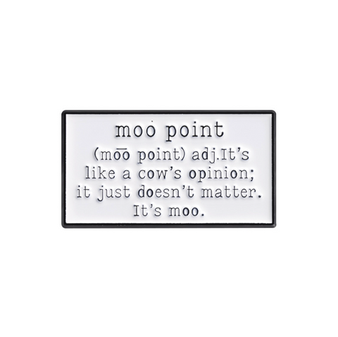 moo point Pin
