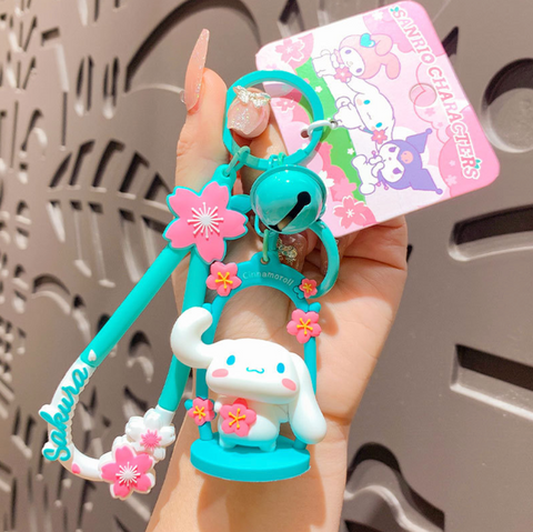 Sanrio Sakura Swing Keychain