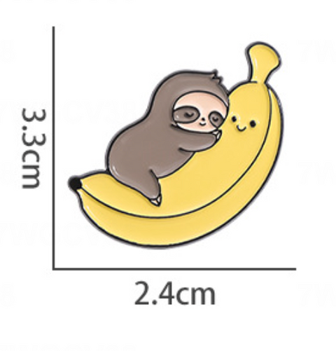 Sloth on Banana Pin