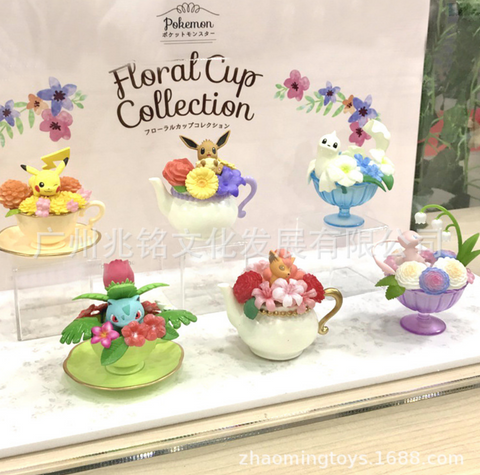 Floral Cup Collection Pokemon Statue 1