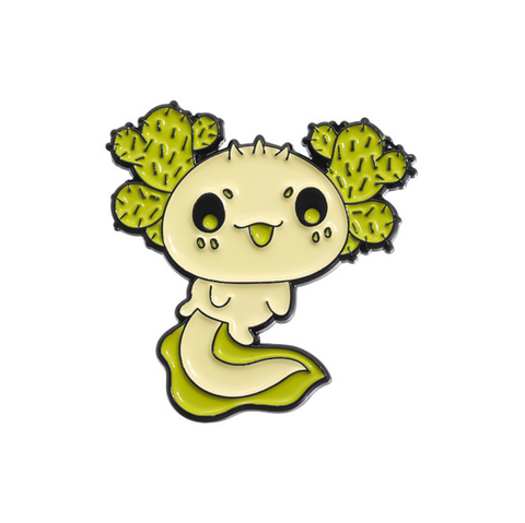 Cactus Axolotl Pin