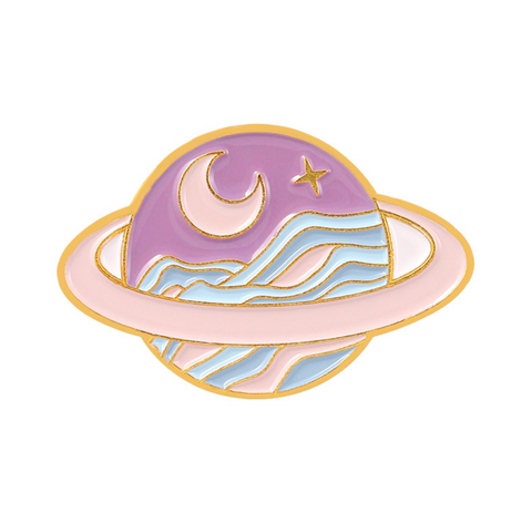 Purple Planet Pin