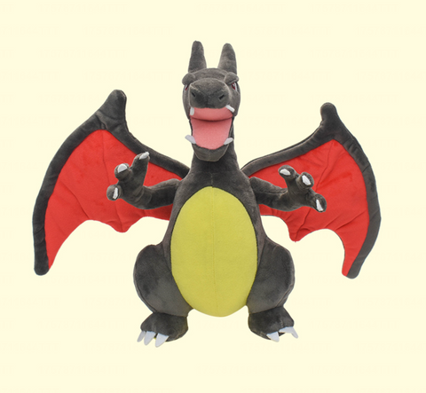 Black Charizard Medium Small Plush 25cm