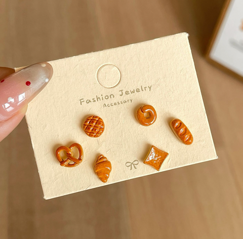 Bakery 3 Set Earrings