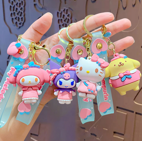 Sanrio Peaches Keychain