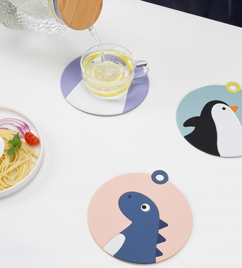 Benmo Silicon Animal Coasters