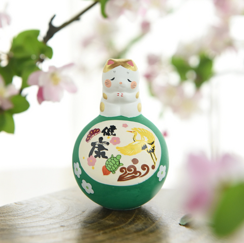 Good Luck Lucky Cat Ceramic