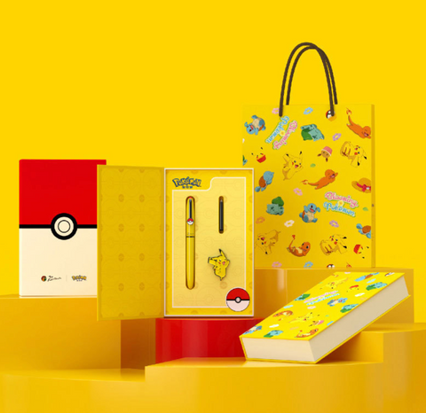 Picasso Pokemon Fountain Pen 0.35mm Gift Box