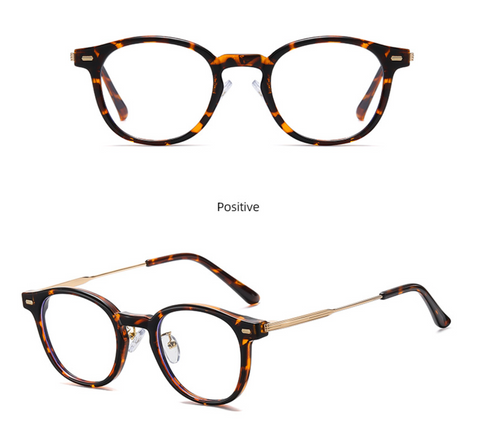 Retro Round Small Frame Anti Blue Glasses