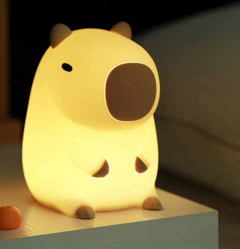 Orange Capybara Nightlight