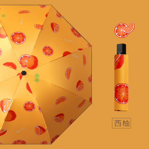 21" 8 Bone Fruit Compact Umbrella