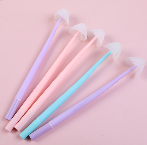 UV Activated Mushroom 0.5mm Black Gel Ink Pen