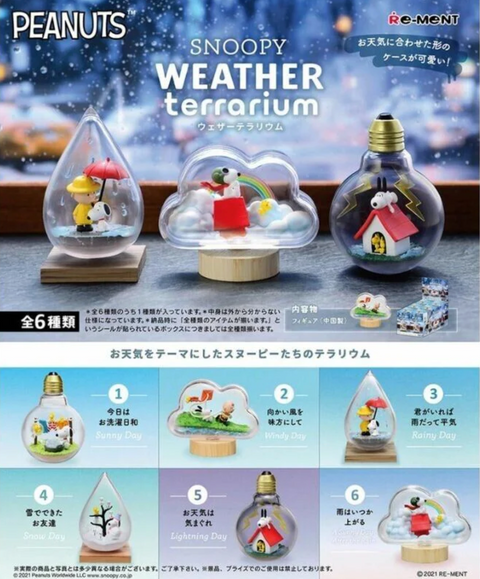 Snoopy Weather Terrarium Statue