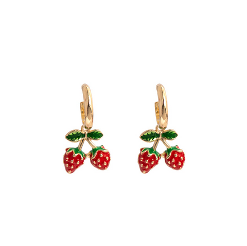 Strawberry Dangle Earring