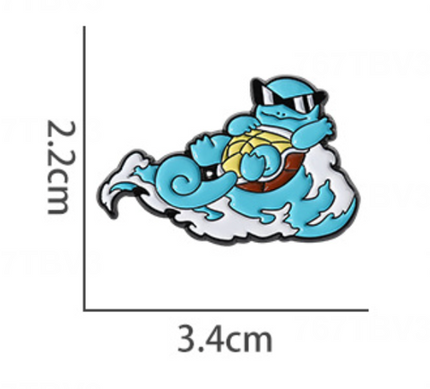 Squirtle Surf Pin