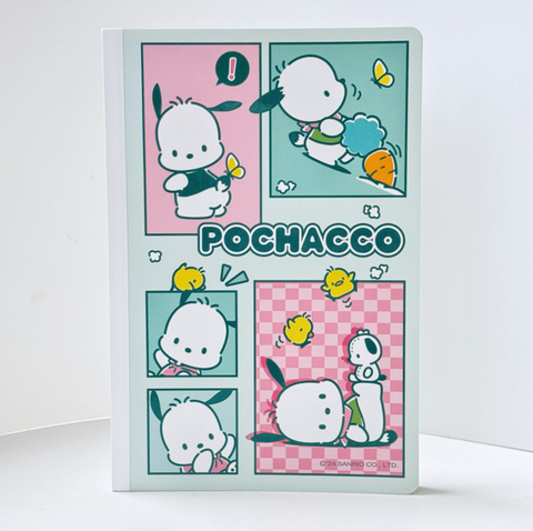 Sanrio Comic Square A5 Lined Notebook