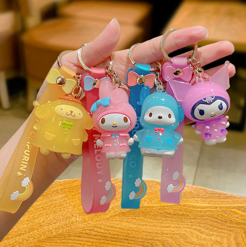 Sanrio Raincoat Keychain