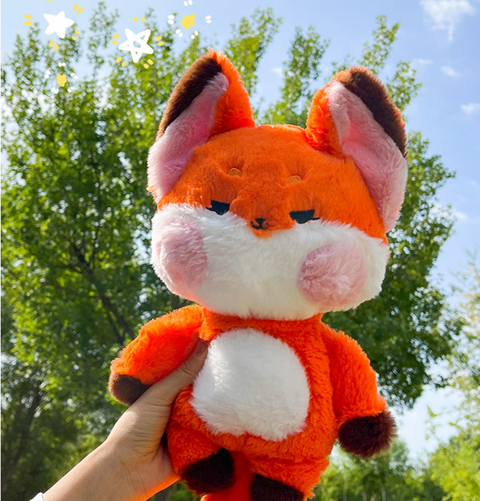 Big fox best sale stuffed animal