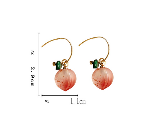 Peach Earring