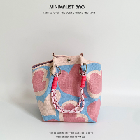 Minimalist Ring Knit Handbags
