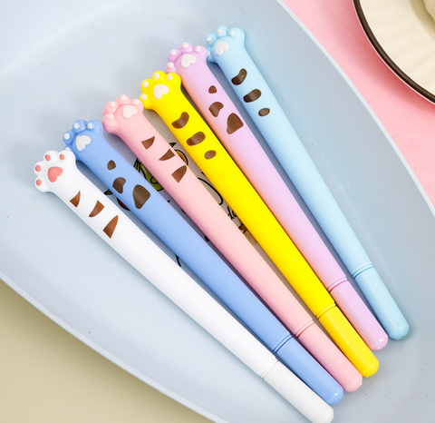 Cat Paw Squishy 0.5mm Black Gel Ink Pen