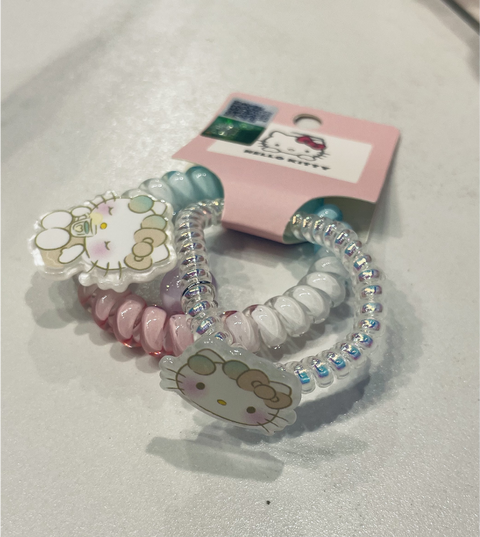 Hello Kitty Telephone Wire Hair Tie