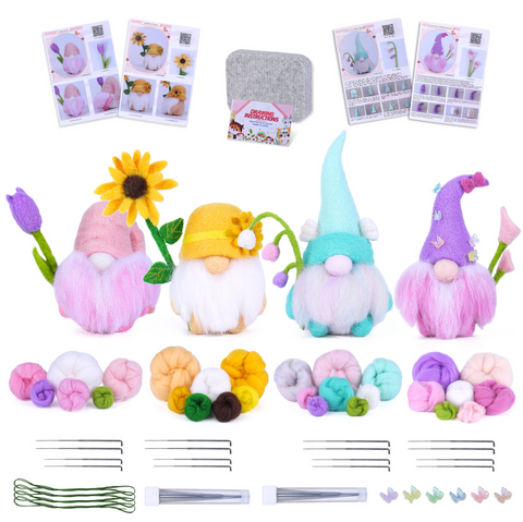 Tulip Pink Gnome Felt Kit