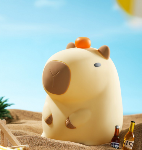 Orange Capybara Nightlight