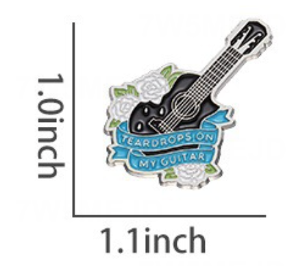 Teardrops on My Guitar Pin