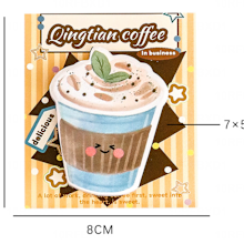 Instagram Coffee and Milk Tea Sticky Notes