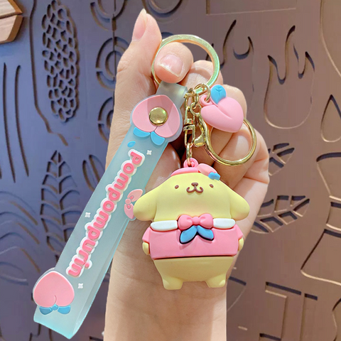 Sanrio Peaches Keychain