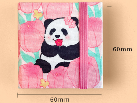 Feile 6cm Panda Pink Tulip Watercolor Sketchbook