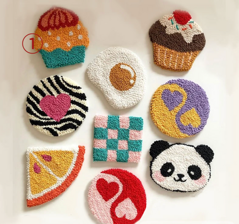 Ice cream 1 Carpet Coaster DIY
