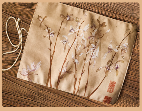 Shouping Jiulan Tu Pencil Canvas Wrap