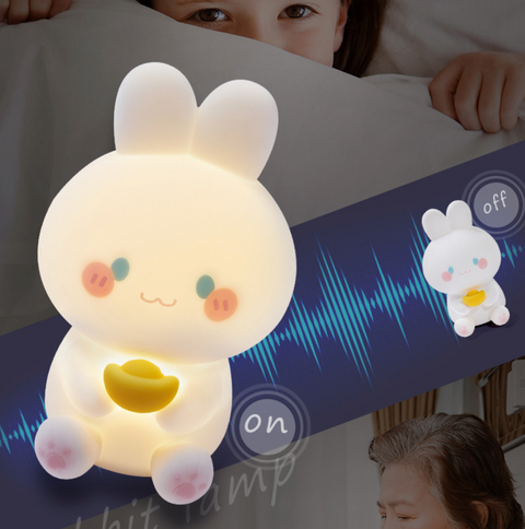 Gold Nugget Rabbit Nightlight