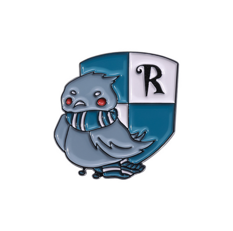 Raven Ravenclaw Wizard Pin