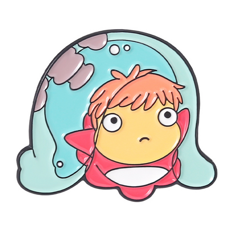 Ponyo Water Blanket Pin