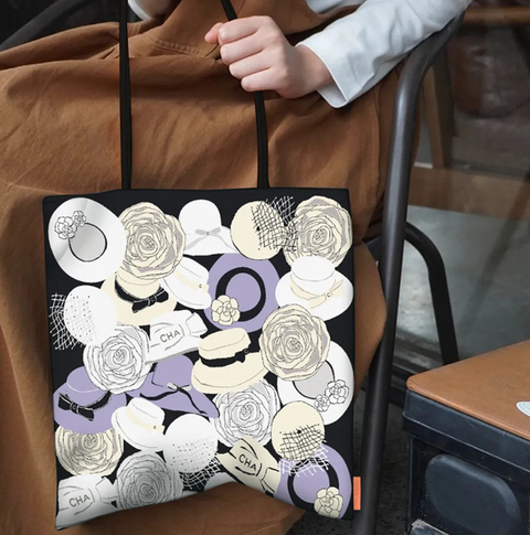 Square Spacious Canvas Tote