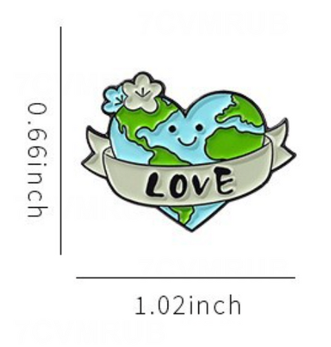 Love Planet Pin