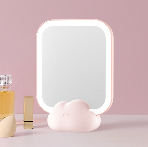 Cloud Makeup Mirror with LED Light