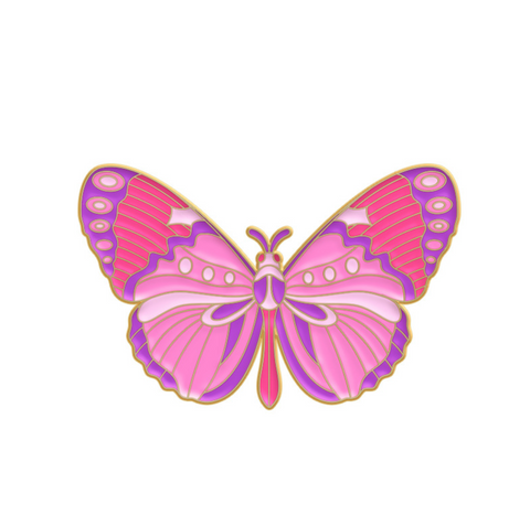 Baby Pink Butterfly Pin