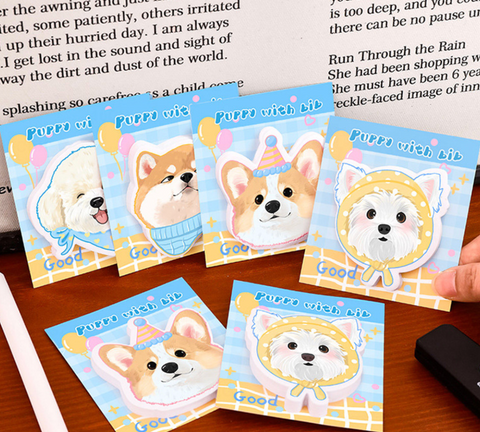 Puppy Dog Sticky Notes