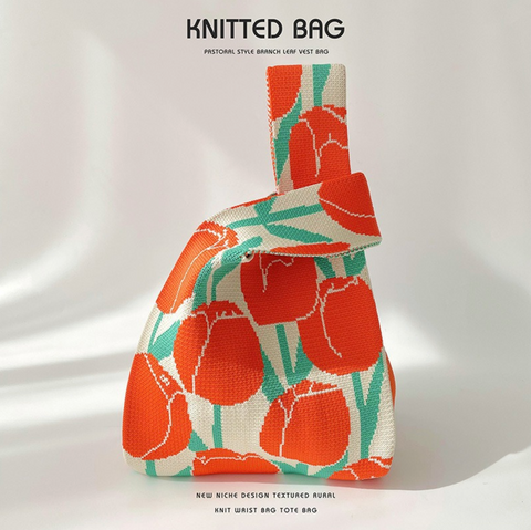 Bright Knitted Bag