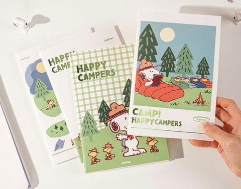 Snoopy Happy Campers B5 Notebook