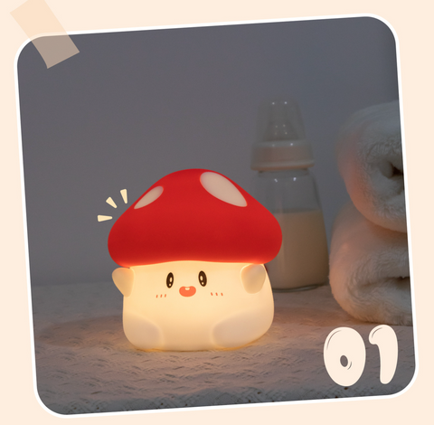 Red Spotted Mushroom Nightlight