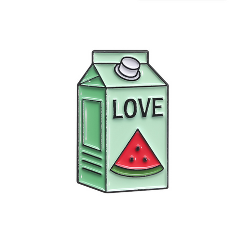 Love Juice Box Pin