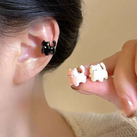 Kitten Cuff Earring