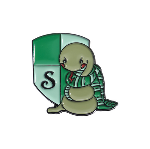 Slytherin Snake Wizard Pin