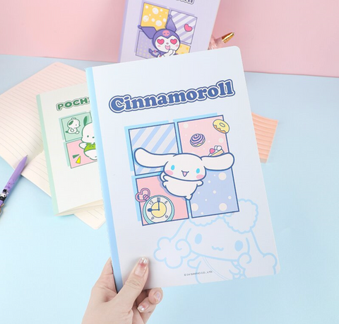 Sanrio Four Square B5 Lined Notebook