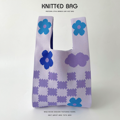 Bright Knitted Bag